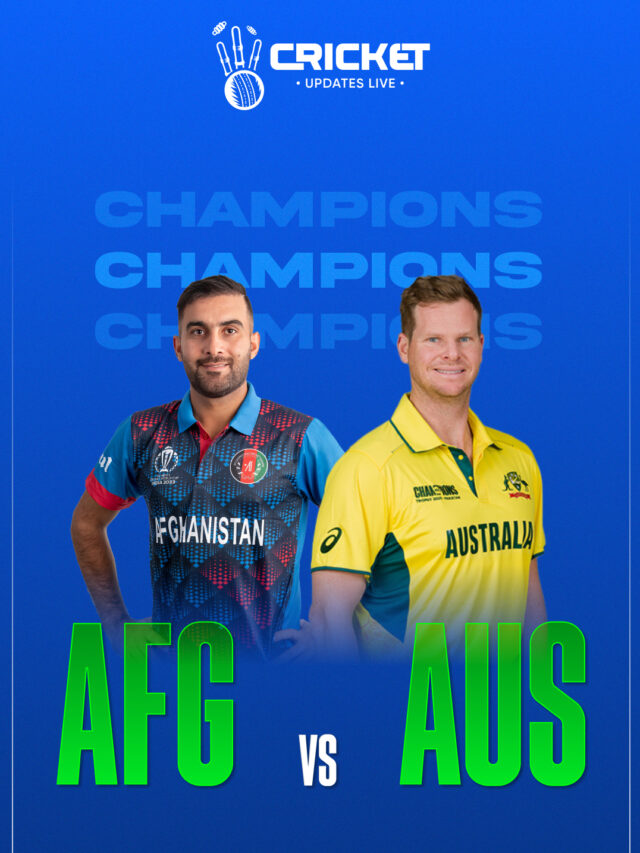 Champions Trophy 2025: Afghanistan vs Australia