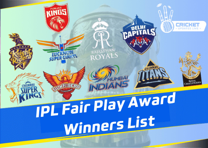 ipl fair play award winners