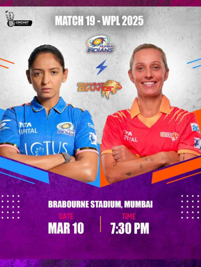 Women premier league Indians vs giants