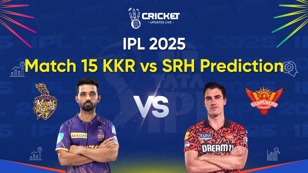 KKR vs SRH Win Prediction