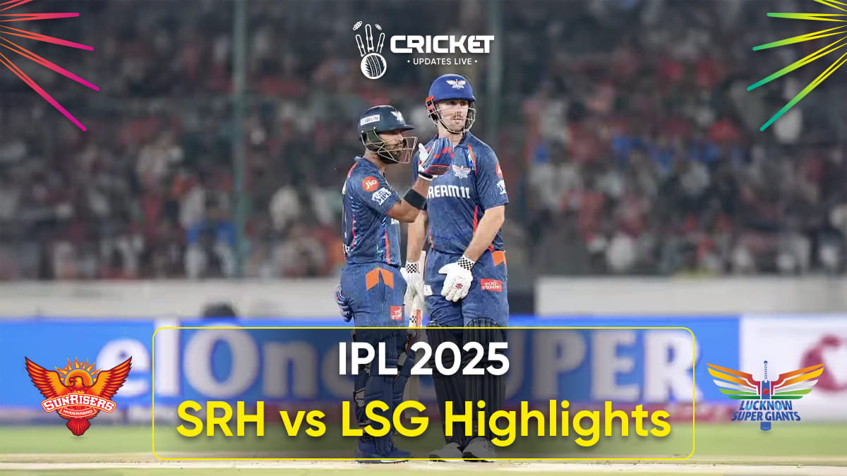SRH vs LSG Match Result