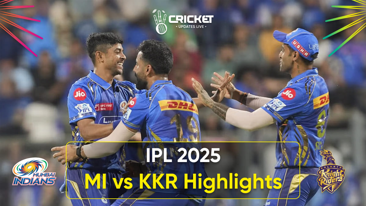 MI vs KKR Match Result IPL 2025
