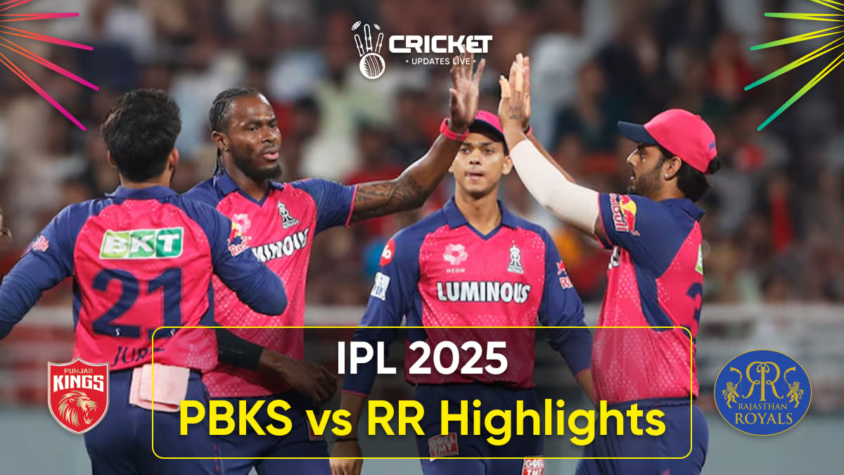 PBKS vs RR Match Result