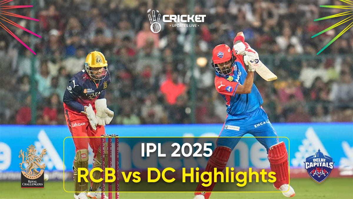 RCB vs DC Match Result