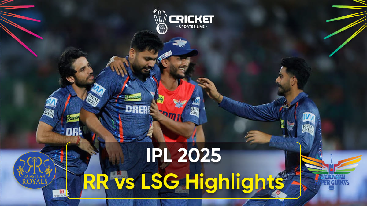 RR vs LSG Match Result