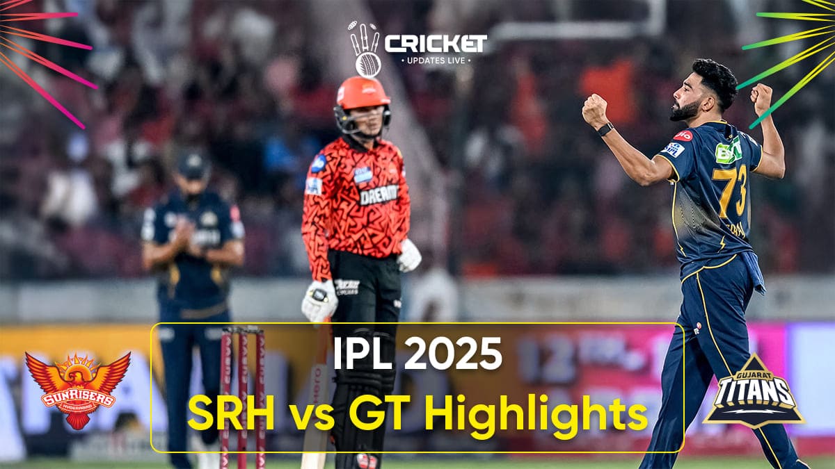ipl 2025 srh vs gt highlights