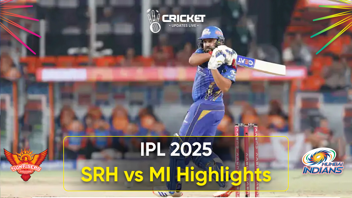 srh vs mi highlights ipl 2025 match 41