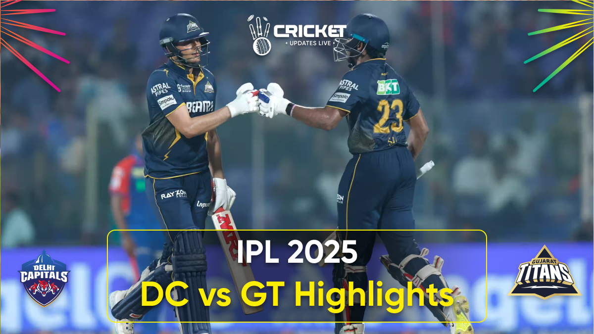 DC vs GT Highlights:Sai Sudharsan & Shubman Gill Epic Partnership