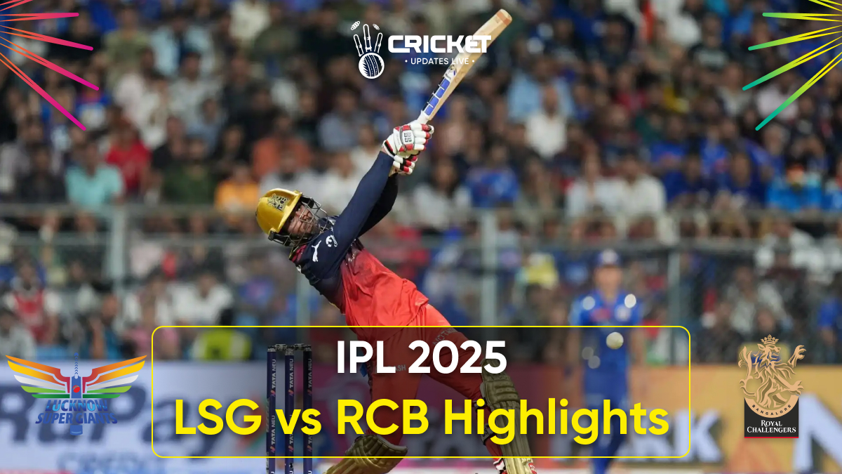 LSG vs RCB Highlights: Jitesh Sharma’s Blitz, RCB Clinch Thriller!