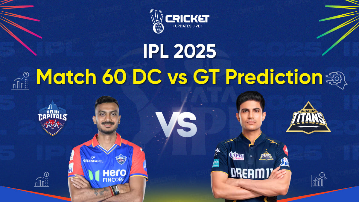 DC vs GT Match Prediction: Who Will Triumph in Match 60?