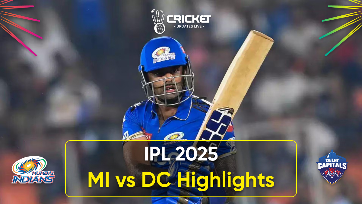MI vs DC Highlights: Sky Blazing Knock Steals the Show!